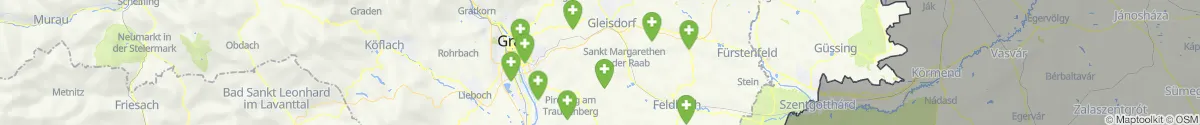 Kartenansicht für Apotheken-Notdienste in der Nähe von Sankt Marein bei Graz (Graz-Umgebung, Steiermark)